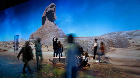 Tutanchamun immersiv Ausstellungsbild
