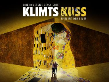 Klimts Kuss Kachel