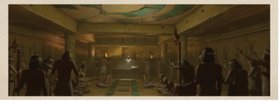 Honoring Cleopatra after her death - Cleopatra Immersive Exhibition