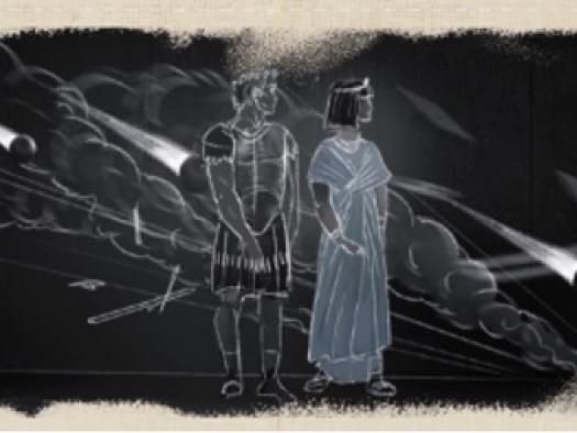 Storyboard of hologram - Cleopatra Immersive Exhibition