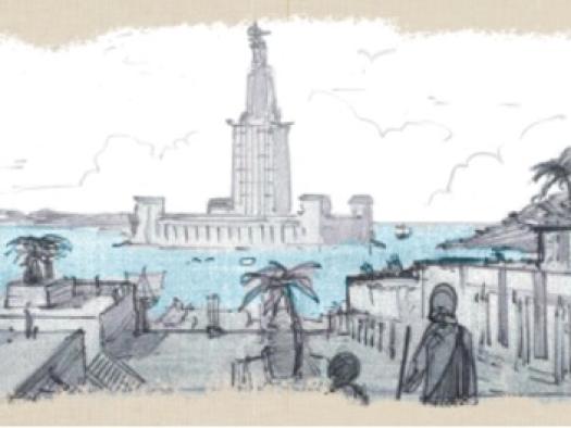 Storyboard of virtual reality - Cleopatra Immersive Exhibition